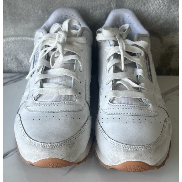 Reebok Classic Men's Size 6 Shoe White Leather Low Top Casual Sneakers Retro - Picture 2 of 6